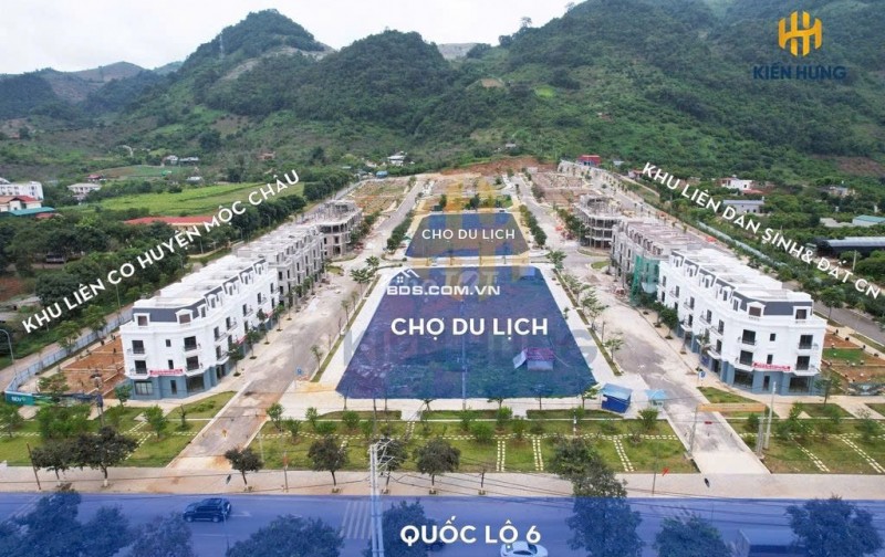 Cần bán gấp căn ngoại giao cạnh quảng trường mộc châu đường quốc lộ 6